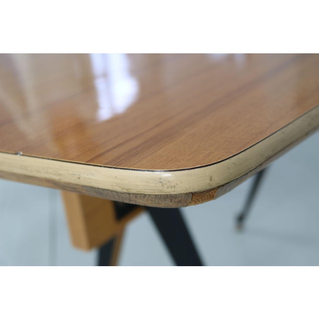 Italian Dining Table and Chairs by Carlo Ratti for Industria Legni Curvati, 1950s, Set of 7 For Sale - Image 16 of 18