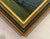 Mid-Century Original European Alpine Village Oil Painting on Board For Sale - Image 10 of 11