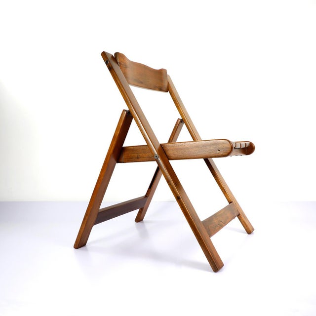 1960s Mid-Century Modern Folding Chairs - a Pair For Sale - Image 5 of 7