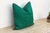 Traditional Juhi Green Dotted Ahir Handloom Pillow For Sale - Image 3 of 6