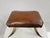 This antique leather and horn footstool is sure to bring some vintage southwest charm to any home. The stool is in good...
