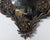Silver Spanish 19th Century Metal Wall Mirror with Rosettes, Foliage and Dark Patina For Sale - Image 8 of 12