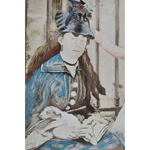 Edouard Manet, Gare St.-Lazare, 1918, Lithograph For Sale - Image 4 of 10