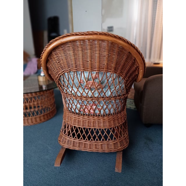 Vintage Henry Link Wicker Furniture Set For Sale - Image 12 of 18