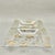 Georges Briard Vintage Mid Century Modern Georges Briard "Golden Butterflies" Glass Divided Serving Dish For Sale - Image 4 of 10