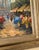 Quiet Street Original Oil Painting 24x36 1970’s Framed