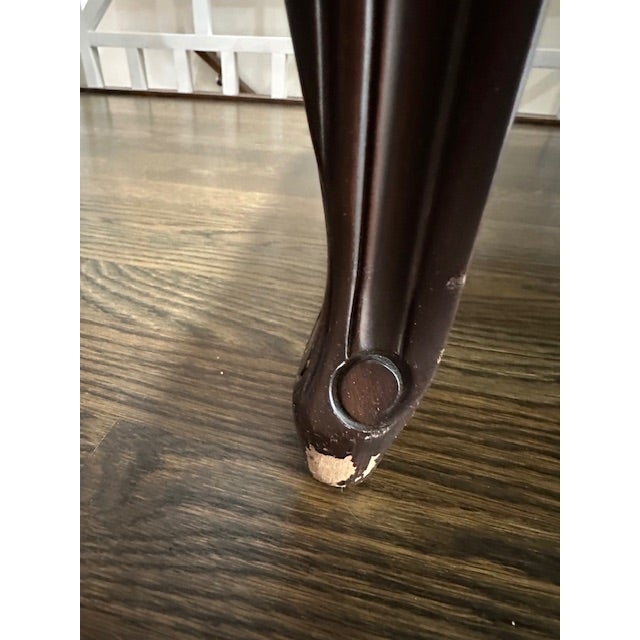 Blue Pair of Custom A. Rudin Chairs Covered in Brunschwig and Fils Fabric For Sale - Image 8 of 9