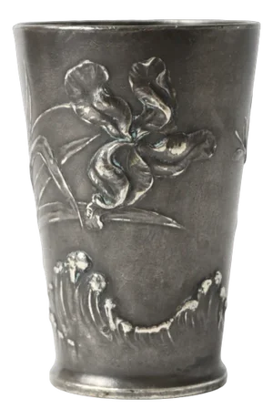 Art Nouveau Pewter Cup from WMF, 1890s