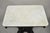 Late 19th Century Antique Eastlake Victorian Floral Carved Walnut Marble Top Parlor Side Table For Sale - Image 5 of 9