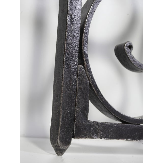 Antique Iron Wrought Double Doors, 1880s For Sale - Image 9 of 14