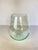 Vintage Hand-Blown Pale Turquoise Glass Vase, Tapered Form For Sale - Image 4 of 9