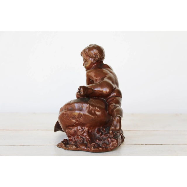 Circa: 19th Century. Origin: France. Material: Bronze. Signed: E. BARRIAS (Louis-Ernest Barrias, 1841-1905). Marked...