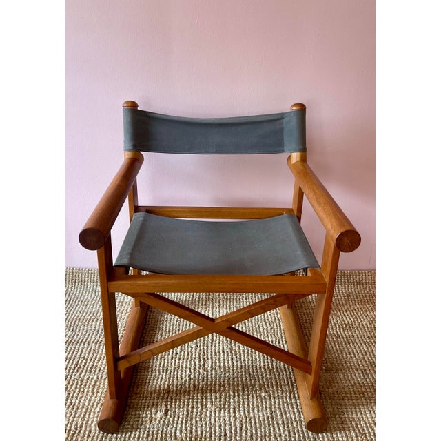 Prototype Sample Sabin Teak Arm Chair | Chairish