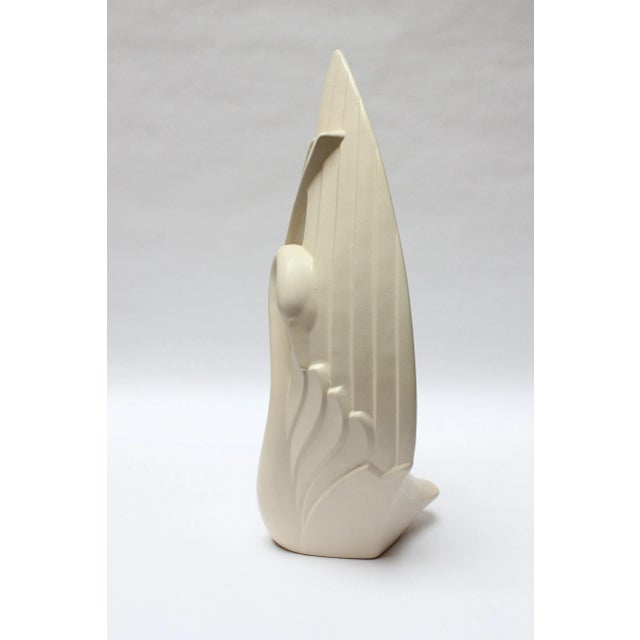 Vintage Haeger Ceramic Figural Swan Sculpture For Sale - Image 4 of 9