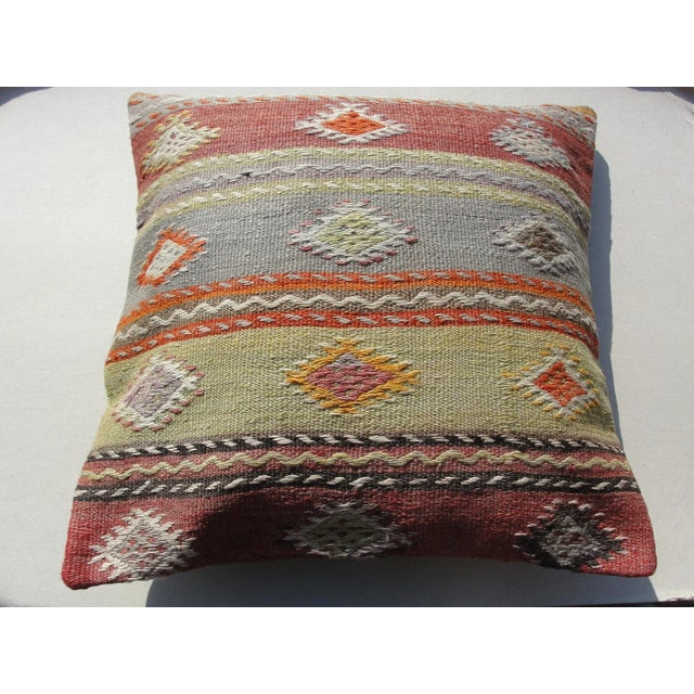 Kilim Rug Pillow For Sale - Image 11 of 11