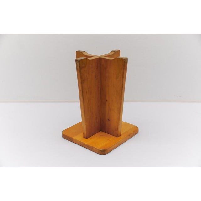 Oak Stools in the style of Pierre Chapo, France, 1960s, Set of 6 For Sale - Image 13 of 18