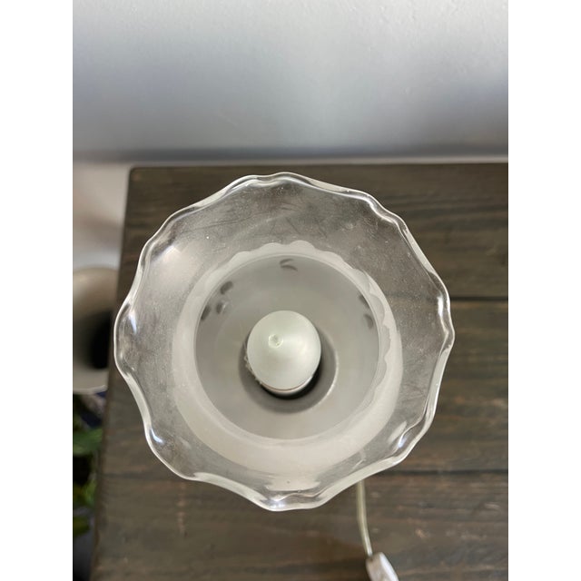 1950s Vintage Table Lamp With 'Icicles' For Sale - Image 5 of 6