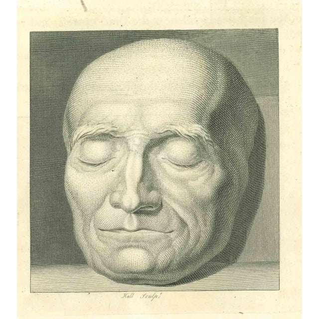 Head of a man is an original artwork realized by John Hall for Johann Caspar Lavater's "Essays on Physiognomy, Designed to...