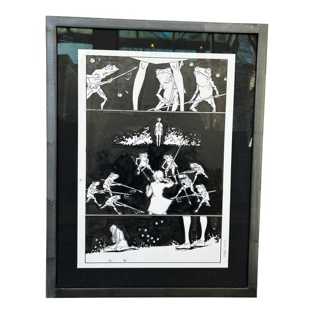 Run Freak Run Original Ink Comic Frames For Sale