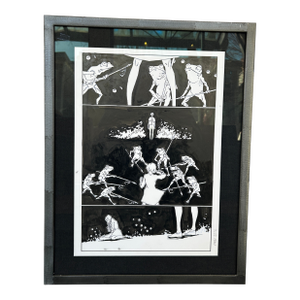 Run Freak Run Original Ink Comic Frames