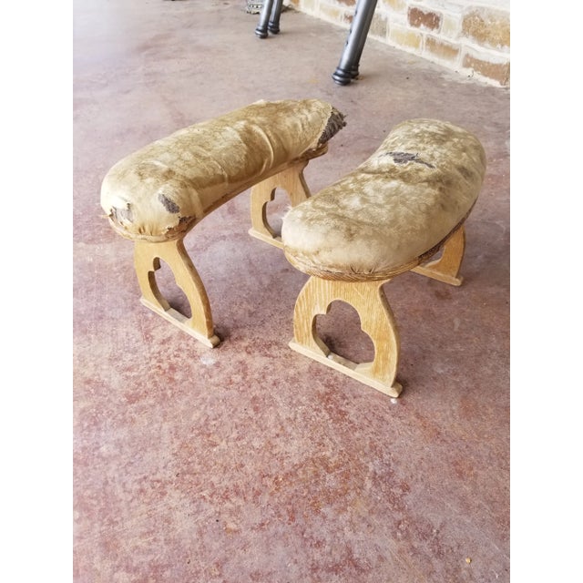 Japanese Antique Japanese Arm Rest - a Pair For Sale - Image 3 of 8