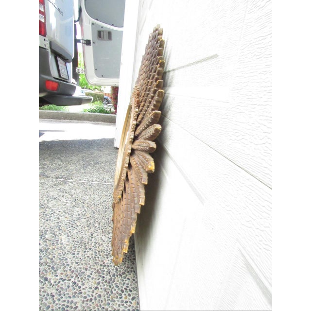 Vintage Sunburst Mirror For Sale - Image 13 of 14
