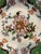 Masons Patent Ironstone China Scalloped Dessert Dish in Tree Peony with a Green Border Trimmed in gilt. In excellent...