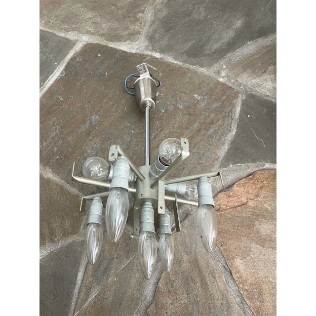 1960s Vintage 1960s Kalmar Glass Chandelier For Sale - Image 5 of 10