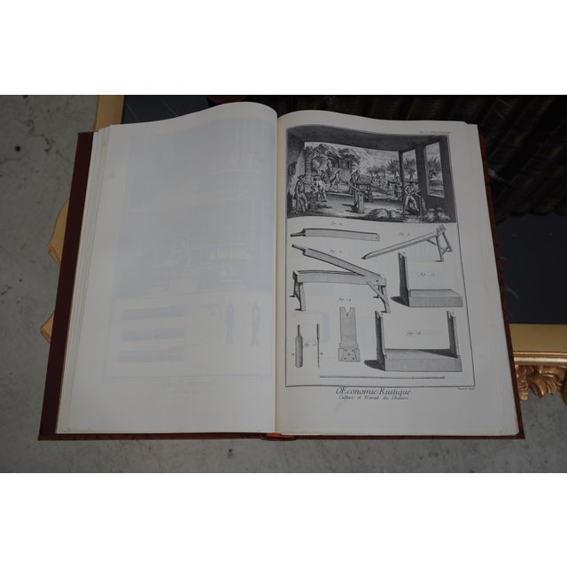 Diderot & D’ALEMBERT Set of Italian Leather Bound Encyclopedia For Sale - Image 9 of 18