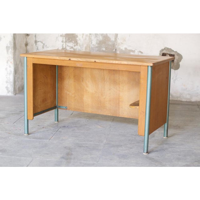 Oak Desk from Jean Prouvé Workshops, 1950 For Sale - Image 13 of 14