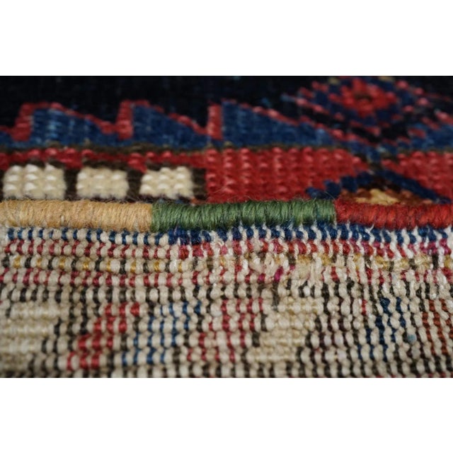 Antique Afshar Rug 3'6'' x 3'10'' For Sale - Image 10 of 10