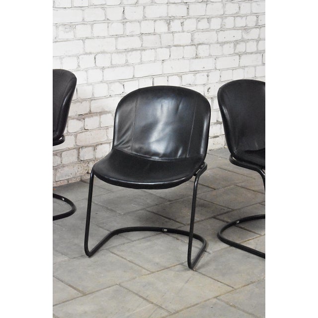 Mid-Century Modern Dining Chairs by Gastone Rinaldi for Thema, 1970s, Set of 4 For Sale - Image 3 of 8