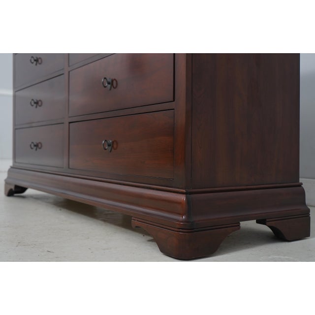 Brown Nichols & Stone by Stickley Cherry 6 Drawer Dresser For Sale - Image 8 of 18