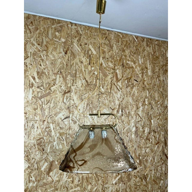 Mid-Century Murano Glass Ceiling Lamp from Mazzega Kalmar, 1960s For Sale - Image 4 of 13