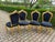 1970s Italian Artisan Baroque Gold Marble Dining Set-5 Pc For Sale - Image 6 of 16