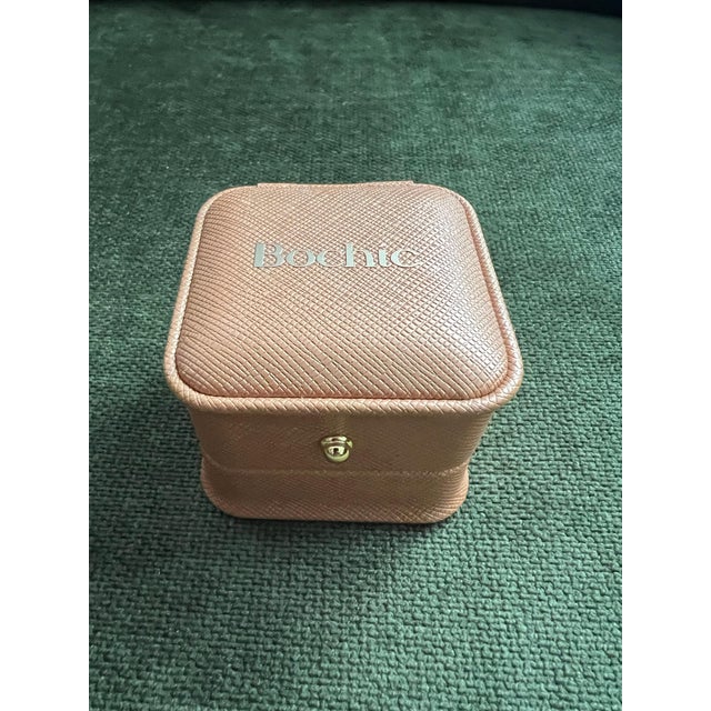 Bochic "Orient" Neoclassical Elephant Ruby & Sapphire Ring Set 18K Gold & Silver For Sale - Image 4 of 12