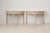 Antique genuine demi-lune table in neoclassical style from northern Sweden. The table is round and consists of two free-...