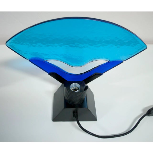 Murano Glass Table Lamps, 1980s, Set of 2 For Sale - Image 6 of 9