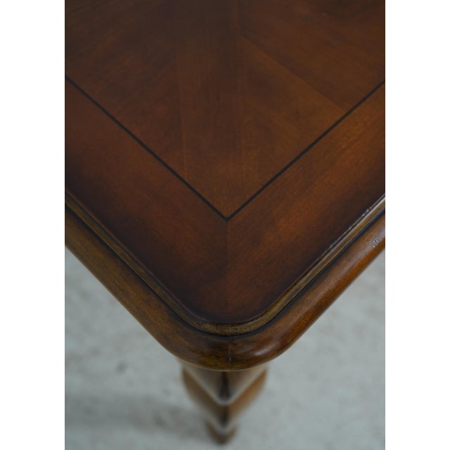 Drexel Heritage Drexel Heritage French Provincial Parquetry Inlaid Dining Table For Sale - Image 4 of 18