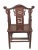 Antique Chinese Red Armchairs With Detailed Carving - a Pair For Sale In Greensboro - Image 6 of 10
