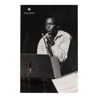 Apple “Think Different” 1998 Miles Davis Poster For Sale