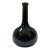 Vintage Onion Bottle in Deep Green For Sale