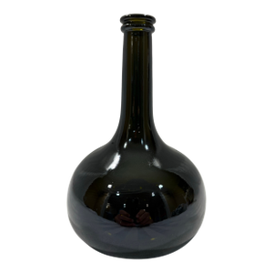 Vintage Onion Bottle in Deep Green