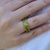 Not Yet Made - Made To Order Kai Emerald-Cut Amethyst & Peridot Duo Eternity Ring in 14k Solid Gold, size 8 For Sale - Image 5 of 6