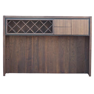 Maurice Villency Walnut Bar For Sale