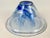 Large Vintage Conical Blue Glass Centerpiece Bowl, 1980s For Sale - Image 14 of 15