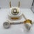 Vintage 1980s White & Gold Victorian Style Rotary Dial Telephone, Made in Japan For Sale In New York - Image 6 of 9