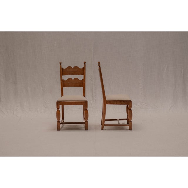 Mid-Century French Side Chairs in the manner of Charles Dudouyt, 1960s, Set of 2 For Sale - Image 10 of 10