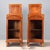 Italian Nightstands in Mahogany and Glass, Set of 2 For Sale - Image 4 of 15