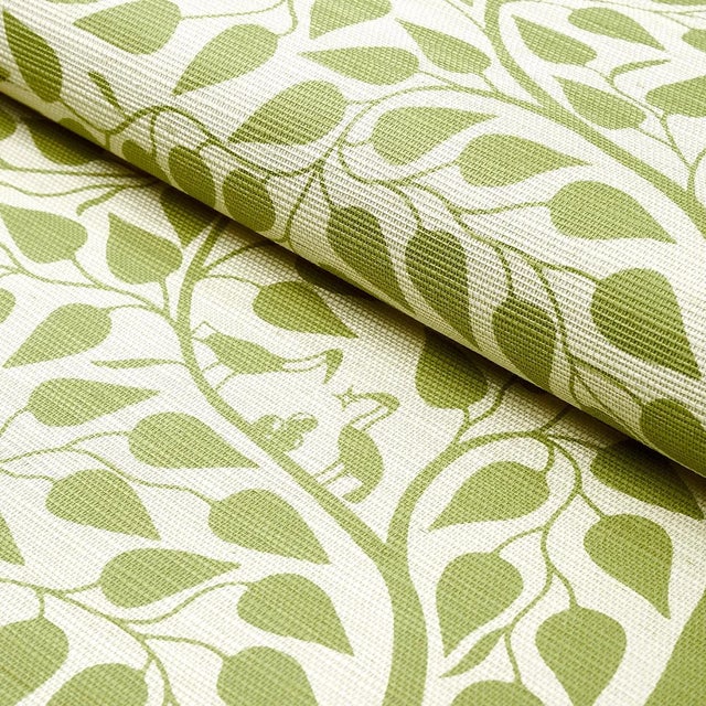Not Yet Made - Made To Order Schumacher Kayon Sisal Panel in Soft Green For Sale - Image 5 of 5